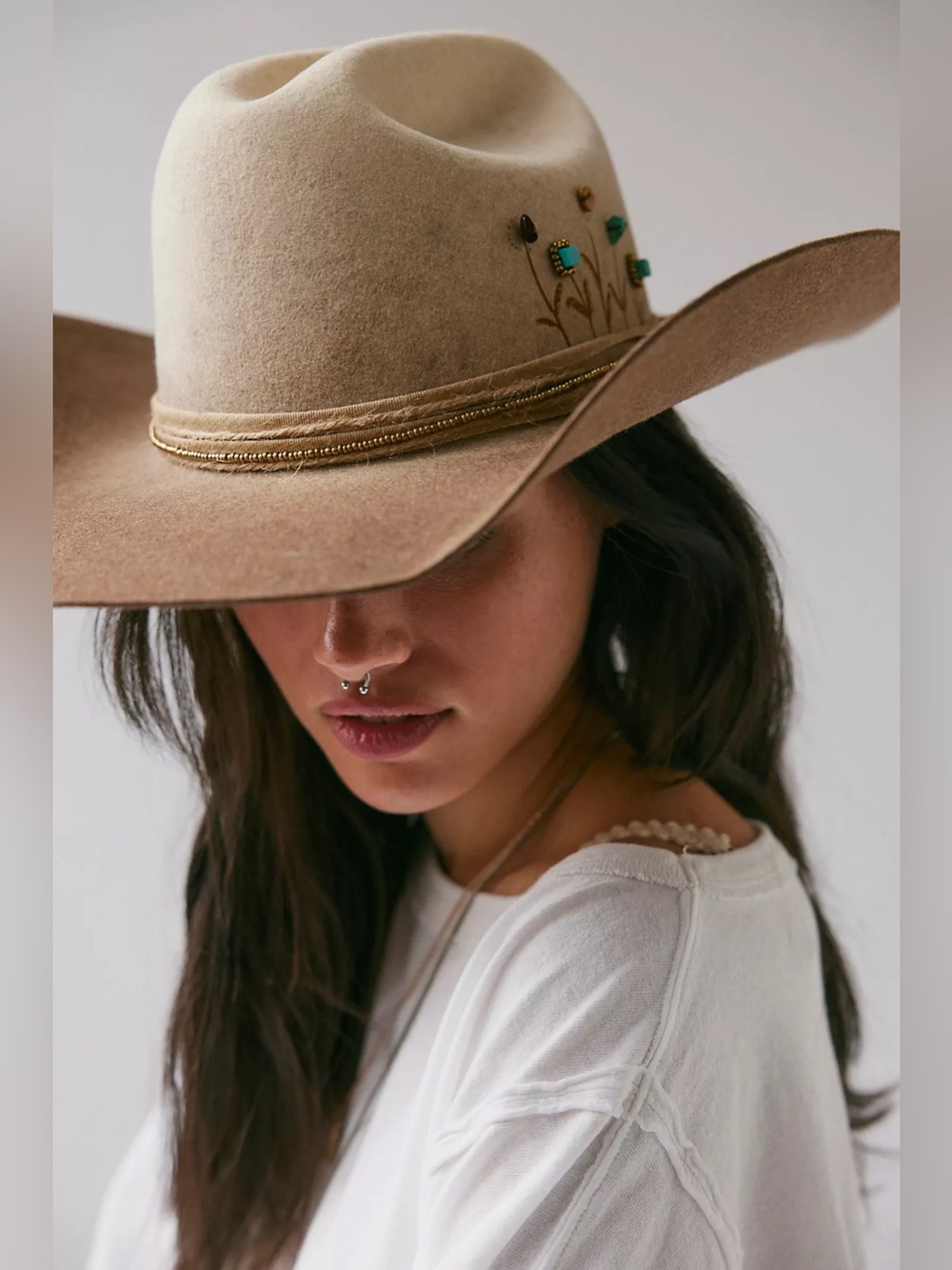 Free People Cassidy Stone Wool Hat